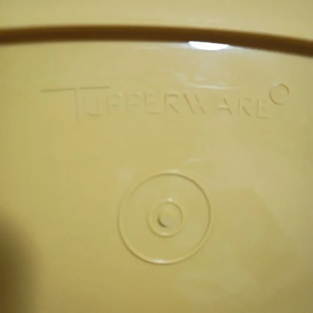 Vintage Tupperware Harvest Gold Steamer 3 Pc Set 1273 Retro 1970s Made In USA